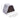 Large enclosed house-shaped cat litter box, light gray with dark round entry door
