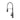 Grey spring spout single-handle kitchen faucet with flexible pull-down sprayer