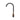 Black single-handle kitchen bar faucet, tall curved gooseneck spout