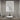 Frameless LED mirror cabinet, single-door, wall-mounted with bright border