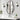 Irregular wall mirror with black metal frame, arched oval shape on bathroom wall