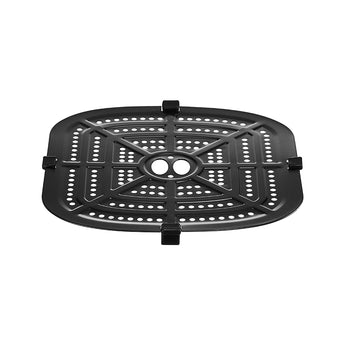 6L air fryer Black air basket tray with perforated metal insert