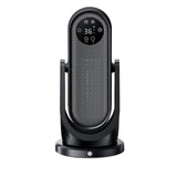 PTC space heater front grille and control panel, 36°C display