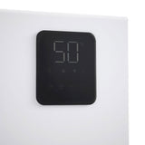 Convection heater control area with black display showing 51 and icons