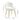White teddy-fleece dressing table stool with rounded seat and gold iron legs