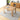 Modern rectangular wooden dining table with sturdy legs, original wood