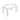 White dining table dimensions 120x80 cm, 74 cm high, rectangular top