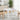 Modern rectangular wooden dining table in white, straight legs