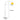 Adjustable arch LED floor lamp, orange globe shade; height 130–180 cm, 92 cm arc