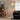 Home & Outdoor Direct arched floor lamp with gold shade and marble-look round base