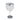 Small crystal table lamp with round chrome base and dangling clear prisms shade