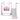 3-in-1 Set: Schaukelgestell mit Sitz und Rutschbahn, pink-grau