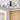 Black 6-bulb ceiling light with angled metal arms and white glass globe shades
