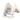 White toddler slide climber with steps platform and side panel supports
