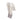 White toddler slide climber side view with upright supports and base
