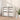 67cm white storage cabinet with 6 stackable bins and side panel handles
