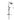 Black shower mixer set dimensions diagram with overhead, handheld, and mounting measurements