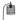 View of black mesh lampshade cylinder on industrial floor light