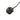 Black two-prong power plug with cord for floor standing lamp