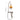Floor lamp dimensions: 155.5 cm high, 57.5 cm wide; amber dome shade