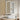 LED mirror cabinet with one door open, showing white interior shelves and compartments