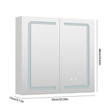 Double-door bathroom mirror cabinet dimensions diagram, framed mirrors and controls