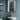 Rectangle LED mirror cabinet, reflective glass, digital 8888 on screen