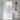 LED rectangle mirror cabinet with mirrored door and integrated 13:58 digital clock