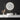 Round LED bathroom mirror cabinet with bright circular light ring
