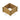 Plastic wood-grain raised garden bed planter with size diagram and corner caps
