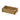 Plastic wood-grain raised garden bed planter with dimensions shown on side profile