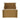 Wood-grain plastic raised garden bed planter front view with four corner supports