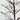 Iridescent heart-shaped glass ornaments on a twig tree branch