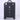 Black lockable cosmetic travel case on wheels, with two stacked front drawers