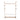 Bamboo clothes rack frame with top and middle bars, side pegs, and bottom rails