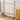 Freestanding bamboo coat rack frame with multiple side pegs and rolling base