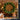 Artificial Christmas garland wreath with warm LED lights in dark green