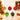Assorted Christmas baubles and teardrop ornaments