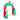 Inflatable Christmas archway with green arch, red pillars, gingerbread Welcome figure