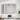 Anti-fog LED wall mirror with side round bulbs, shows 88.88 digital display