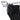 Black 2-tier dish drainer rack, close view of wire bars and bottle/utensil supports