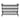 Black 4-tier metal spice rack with mesh shelves and side handles, front view