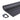 Dark gray PVC privacy screen sheet rolled out with square grid reinforcement