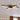 90cm LED ceiling light with black cross-ring frame and warm white glow