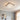 Modern crystal LED recessed ceiling light with rectangular frame and clear prisms