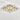Square crystal LED ceiling lamp with 42cm x 42cm size and 8cm height, warm glow