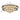 Crystal ceiling lamp: 40cm wide, 20cm drop; gold-toned ring with clear crystals
