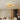 Golden acrylic LED semi-flush mount ceiling light, five-ring design with warm illumination