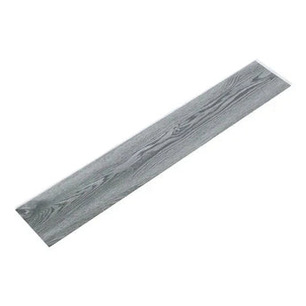 Grey rustic woodgrain PVC flooring plank sample