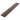 Dark brown woodgrain PVC laminate plank strip, peel-and-stick